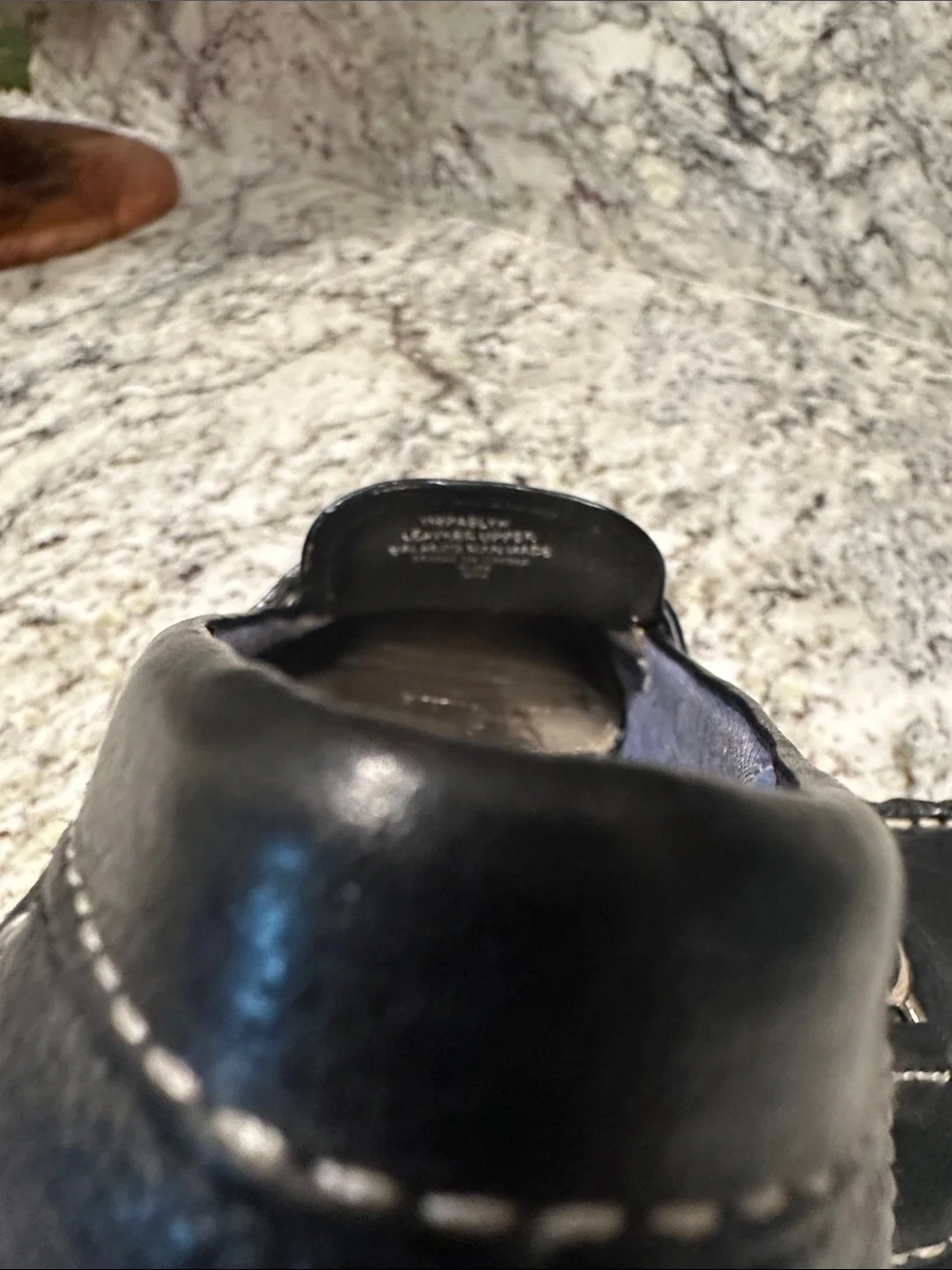 Tommy Hilfiger black leather